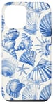 iPhone 12 Pro Max Blue ink Seashell Starfish Ocean Beach Sea Case