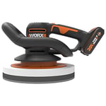 WORX - Polisseuse orbitale sans fil 20V-2Ah - WX856 - ⌀ 254 mm (Autonomie de 40min par charge, 3 000 tr/min, livrée avec batterie et chargeur rapide 1H00)