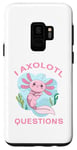 Coque pour Galaxy S9 I Axolotl Questions Amphibien mignon