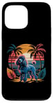 Coque pour iPhone 13 Pro Max Vintage 80s Sunset Caniche