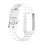 Fitbit Charge 3 klockarmband i silikon - Vit