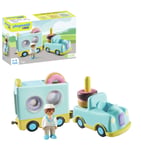 Playmobil 71325 1.2.3 Doughnut Truck with Stacking & Sorting
