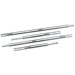 77246 – COULISSES pour tiroirs mod. 25 zinc. 246 mm Set