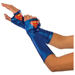 Rubie's 35478_NS Comics Supergirl Women's DC Superheroes Gauntlets, Multi, One Size, Cartoon