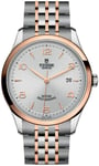 Tudor M91651-0001 1926 Silverfärgad/Roséguldstonat stål Ø41 mm