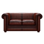 The English Chesterfield Co. AUSTEN CHESTERFIELD 2-SITS ANTIQUE CHESTNUT