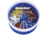 Klauke St1b Kabelsko-Sortiment 0.5 Mm², 0.75 Mm², 1. Mm², 1.5 Mm², 2.5 Mm² Delvist Isoleret Orange, Hvid, Gul, Rød, Blå 400 Teile