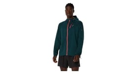 Veste impermeable asics fujitrail elite vert homme