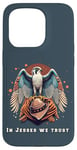 iPhone 15 Pro In Jesses We Trust Epic Cool Falconry Falconer Bird Hawking Case