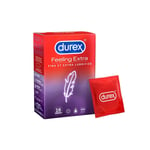 DUREX - PRESERVATIFS FEELING EXTRA - FINS & EXTRA LUBRIFIÉS  - PAR 16