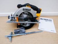 DeWALT DCS391  18v xr 165mm cordless circular saw bare unit + fence + FREE blade