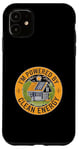 Coque pour iPhone 11 I'M POWERED BY CLEAN ENERGY Solar Power Change Climat Sun