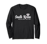 Korean Souvenirs Makes My Heart Skip A Beat South Korea Long Sleeve T-Shirt