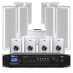 Professional Public Address 100v 4 Zone Outdoor Column Speaker System 8x OCS3