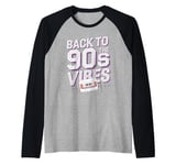 Throwback Playlist 90s Hits 90s Era 90s Pop 90s Rock Raglan Baseball Tee