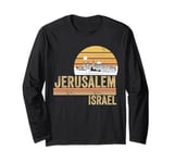 Jerusalem Israel Skyline Souvenirs Jewish Israeli Men Women Long Sleeve T-Shirt