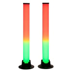 Numskull Desktop LED Light Bars with RGB Lighting - Colour Changing Ambient Gaming Lights via Bluetooth or Remote Control for Xbox, Playstation, PC, Switch, Multi-Platform Compatibility