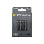 GP ReCyko Pro batteri - 4 x AAA - NiMH