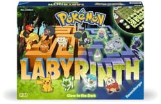 Ravensburger 22705 Pokémon Labyrinth Glow in the Dark Board Game for 2-6 People, Game from 7 Years: Playable in Light and Dark