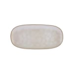 Karaca Aria Reactive Glaze Serving Platter, 31cm, Sandwich, Appetizer, Dessert, Sushi, Dishwasher Microwave Oven Safe. Beige