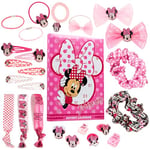 Disney Minnie Mouse Calendrier de l'Avent 2024, Accessoires Cheveux pour Filles - Cadeau fille