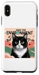 iPhone XS Max Help Save the Environment: Eat Plastic – A Cute Cat Meme Case