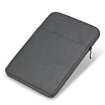 (iPad Mini 1Dark Grey) Käsilaukun suojakotelo iPad Mini 6:lle 8,3 tuuman 2021 laukun suojus iPad Minille 6. sukupolven vedenpitävä pussi, jossa on useita taskuja