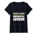 Womens "The Original Awesome" Confidential Advisor V-Neck T-Shirt