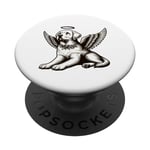 Labrador Angel with Wings Classic Halo PopSockets Swappable PopGrip
