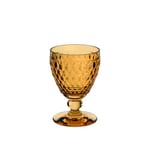 Villeroy & Boch - Boston Saffron White Wine Glass, 125 ml, Crystal Glass for White Wine, Dishwasher-Safe, Yellow