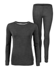 Anar Galda Women's Merino Wool Base Layer Grey S