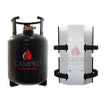 Antarion - pack campko Bouteille gpl Bluetooth Réservoir 15L + Support mural Camping Car