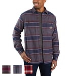 CARHARTT Skjorte Hamilton Fleece Lined Shirt Shadow Stripe (M)