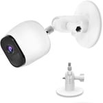 Kit de montage mural pour Arlo Pro 3 Arlo Pro 2 Arlo Ultra Eufy Cam Reolink avec vis et adhésif VHB ¿ Facile à installer, aucun outil nécessaire, pas de perçage, support adhésif puissant (blanc)