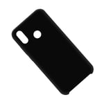 Silicone Case for HUAWEI P20 Lite, Silicone Soft Phone Cover with Soft Microfiber Cloth Lining, Ultra-thin ShockProof Phone Case for HUAWEI P20 Lite (Black)