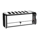 Rowlett 2.6kW Esprit 6-Slot Toaster with 2x Additional Elements & Sandwich Cage | Jet black | CH187