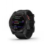 Garmin fenix 7x,base,black/ss w/si band