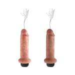 Pipedream Gode Ejaculateur 15,2 cm King Cock - Couleur : Beige