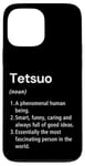 Coque pour iPhone 13 Pro Max Tetsuo Définition du nom Dictionnaire amusant