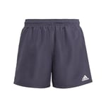 adidas Boy's Classic Badge of Sport Swim Shorts, Shadow Navy/White, 7-8 Years