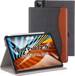 Case for iPad Pro 12.9 2022/2021/2020, Premium Leather Folio Stand Case Smart C