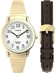 Timex Easy Reader 25mm Montre à Bracelet Extensible pour Femme avec Ajustement Parfait TWG025300