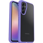 OtterBox Sleek Series Case for Samsung Galaxy A54 5G, Shockproof, Drop proof, Ultra-Slim, Protective Case, Tested to Military Standard, Antimicrobial Protection, Clear/Purple - Non-Retail Packaging