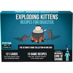 Exploding Kittens Recept för katastrof Deluxe Game Set av -A Russian Roulette Card Game