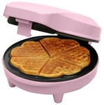 Retro Design ASW217BS Waffle Maker, Alloy Steel, Pink