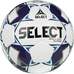 Select Fotball Brillant Super V22 - Hvit/lilla, størrelse Ball SZ. 5