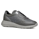 Geox Femme D Alleniee B Basket, Gris foncé, 40 EU