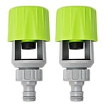 Pack of 2 x Kitchen Tap Hose Connector - Mixer Tap Hose Connector - Provides a Secure Connection to Your Watering System - Tap Connector for Hose Pipes.