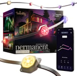 Twinkly Permanent Lights 72 LED RGB, Mappable LED Light Strip for Outdoor, Smart