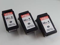 3 Black Ink Cartridges for Canon Pixma TS3350 TS3152 TS3151 TS3150 TS3351 TS305